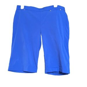 Rafaella. Size 14. Bermuda Shorts. Royal Blue.